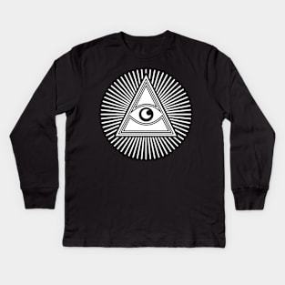 All Seeing Eye Kids Long Sleeve T-Shirt